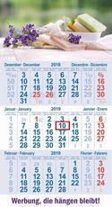3-month Calendar